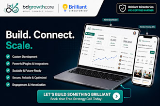 design and customize brilliant directories website