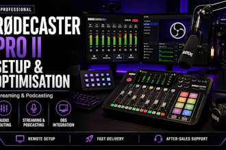 setup and optimise rodecaster pro ii for streaming and podcasting