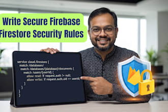 secure your firebase firestore security rules and database API