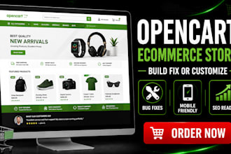 fix opencart bugs and issues, customize opencart online store