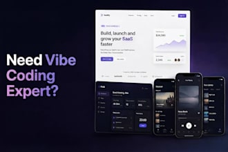 develop and fix vibe coded mvps, saas products and websites