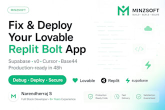 fix deploy lovable replit bolt lovable supabase rocket new v0 cursor ai base44