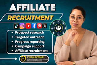 recruit quality affiliates for your affiliate program