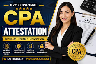 assist with CPA attestation and certified accounting document services