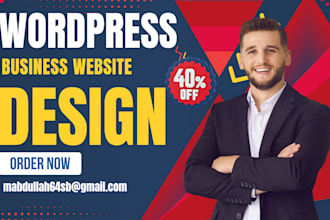 design a wordpress business website