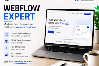 build webflow website responsive webflow website webflow redesign saas website