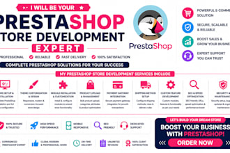 do prestashop store development, design and customization