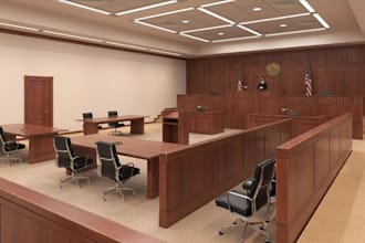 produce courthouse security checkpoint, circulation layouts, reception spaces