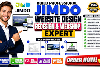 build jimdo website design redesign jimdo website for webshop jimdo SEO expert