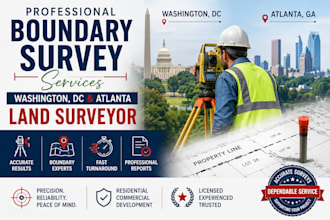 do boundary survey services washington dc land surveyor atlanta land surveyor