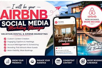 be your airbnb social media marketing manager, vacation rental, airbnb marketing