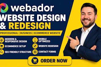 build webador website design redesign professional business ecommerce website