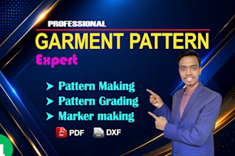 create professional garment patterns with dxf files