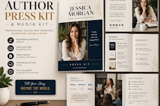 create an author media kit for your book and brand