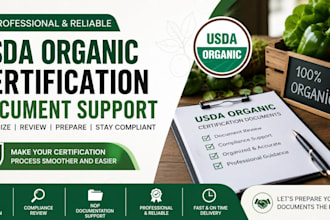 help organize usda organic certification documents
