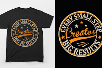 do custom typography gym fitness t shirt design for you