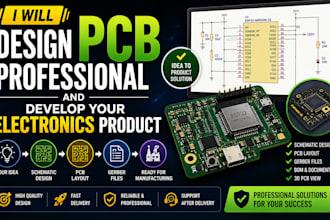 design professional pcb and develop your electronics product