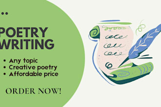 write poetry that makes the reader feel something