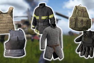 make custom clothing, weapons, gears, and skins for your dayz server