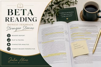 provide thoughtful beta reading with honest feedback