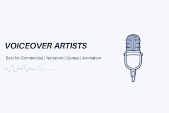 professional voice acting services