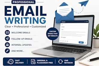write professional business emails and formal correspondence