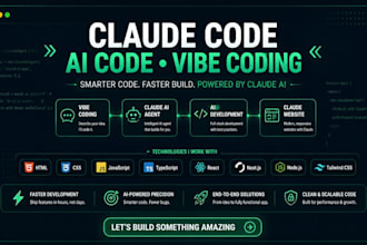 vibe code with claude code, build app, and build ai agents