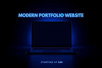 create a responsive portfolio website for you