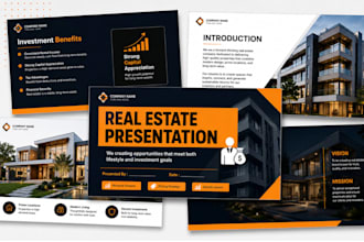 design real estate powerpoint presentation commercial real estate presentation