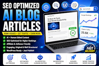 create SEO optimized ai blog articles