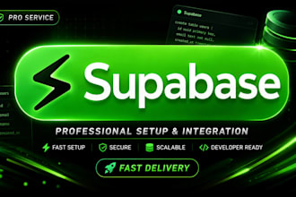 fix, setup, secure supabase backend with your web, mobile and vibecoded apps
