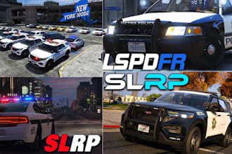 create ispdfr, fivem, gta v, mods, fivem server