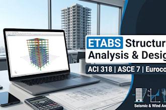 do structural analysis and design using etabs
