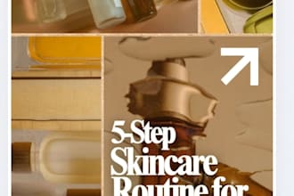 design aesthetic skincare pinterest pins for your brand