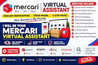 be your mecari dropshipping VA mecari VA and mercari expert