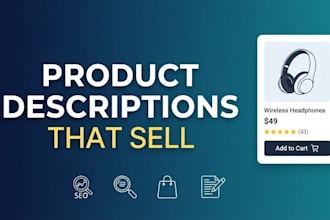 write SEO product descriptions that sell for your online store