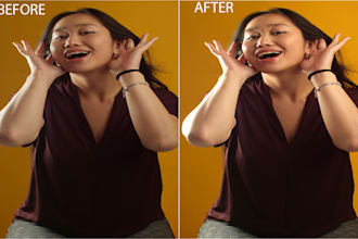 do photoshop editing, commercial level retouching, and product image retouching