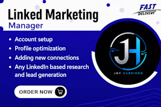 be your linkedin b2b sales and marketing manager