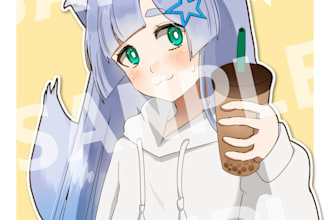 draw anime style character illustrations