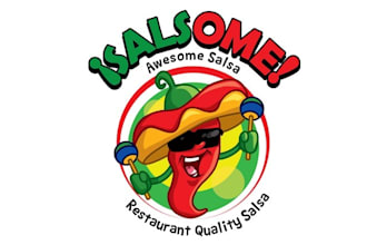 design unique barbecue restaurant salsa logo