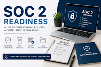 prepare your soc 2 readiness, audit documentation, policies and compliance