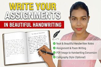 provide neat and professional handwriting