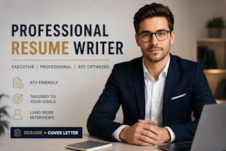write an ats optimized executive resume that gets interviews