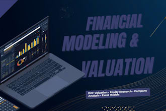 build professional financial model and dcf valuation