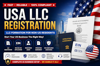 do usa llc registration ein wyoming llc for usa and non usa resident