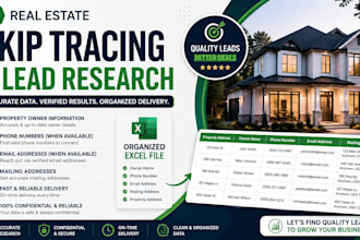 do real estate owner contact research and data finding