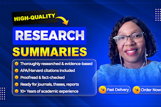 search, organize, and summarize literature with references