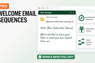 write high converting welcome email sequence for your subscribers