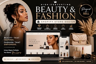 design skincare beauty website shopify store beauty store and cosmetics store