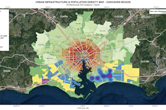 create gis maps using arcgis, qgis, spatial analysis and visualization